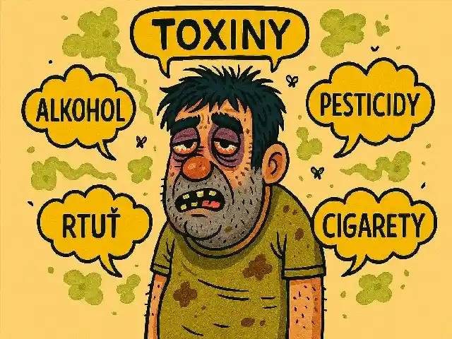 Člověk plný toxinů